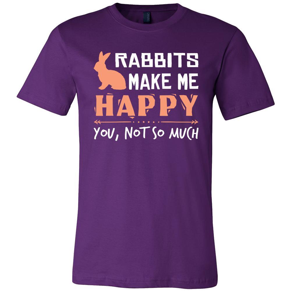 Rabbit Shirt - Make Me Happy - Animal Lover Gift-T-shirt-Teelime | shirts-hoodies-mugs