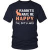 Rabbit Shirt - Make Me Happy - Animal Lover Gift-T-shirt-Teelime | shirts-hoodies-mugs