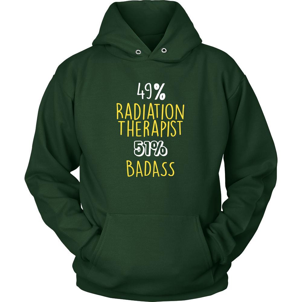 Radiation Therapist Shirt - 49% Radiation Therapist 51% Badass Profession-T-shirt-Teelime | shirts-hoodies-mugs