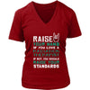 Radiation Therapist Shirt - Raise your hand if you love Radiation Therapist, if not raise your standards - Profession Gift-T-shirt-Teelime | shirts-hoodies-mugs