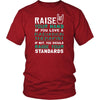 Radiation Therapist Shirt - Raise your hand if you love Radiation Therapist, if not raise your standards - Profession Gift-T-shirt-Teelime | shirts-hoodies-mugs