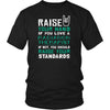 Radiation Therapist Shirt - Raise your hand if you love Radiation Therapist, if not raise your standards - Profession Gift-T-shirt-Teelime | shirts-hoodies-mugs