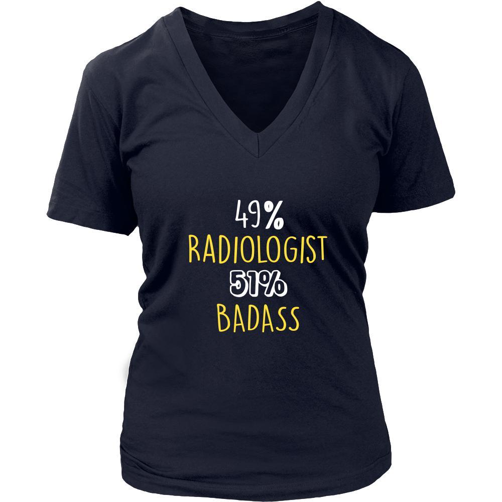 Radiologist Shirt - 49% Radiologist 51% Badass Profession-T-shirt-Teelime | shirts-hoodies-mugs