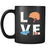 Rafting - LOVE Rafting  - 11oz Black Mug