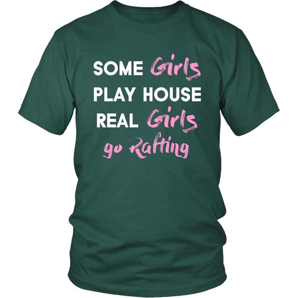 Rafting Shirt - Some girls play house real girls go Rafting- Hobby Lady-T-shirt-Teelime | shirts-hoodies-mugs