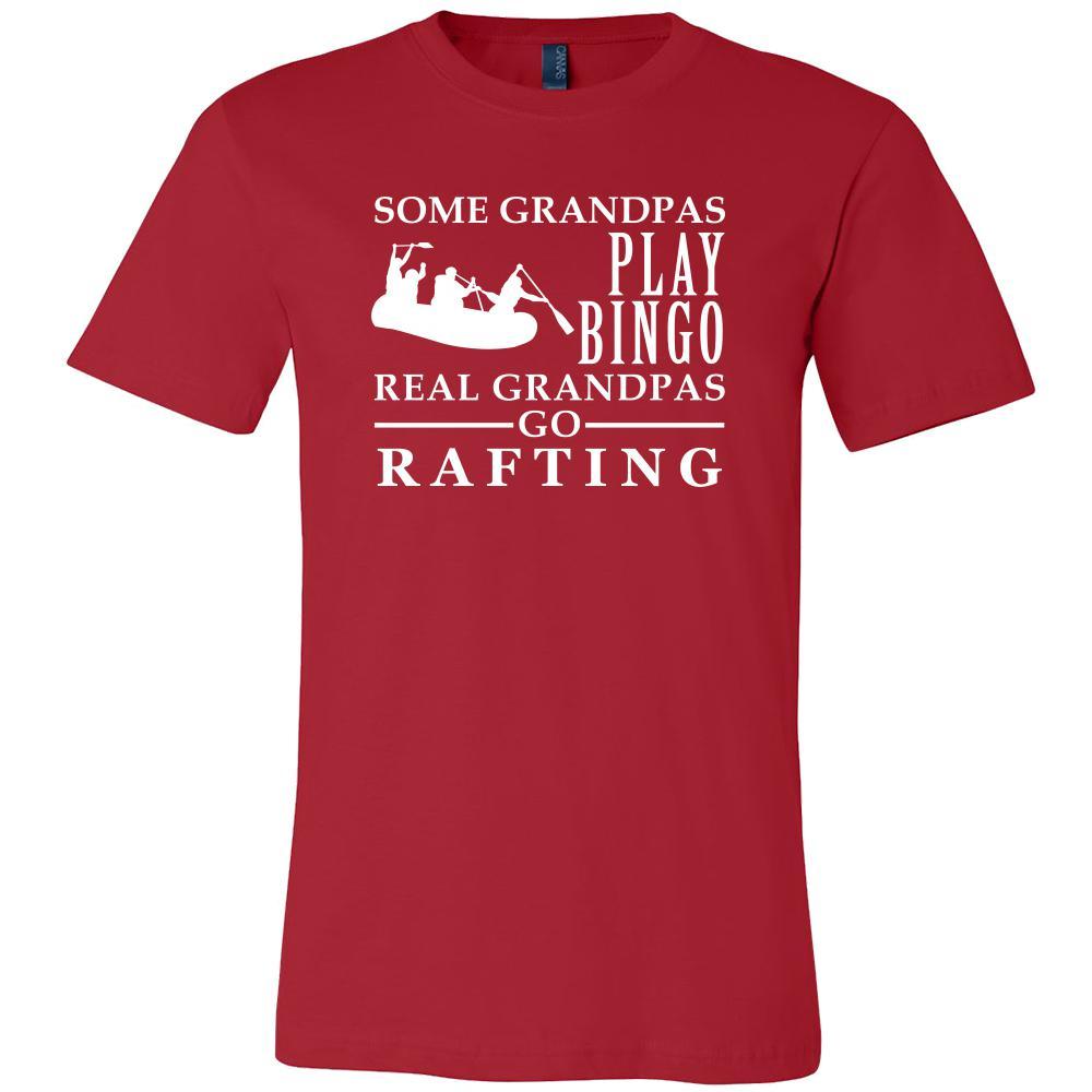 Rafting Shirt Some Grandpas play bingo, real Grandpas go Rafting Family Hobby-T-shirt-Teelime | shirts-hoodies-mugs