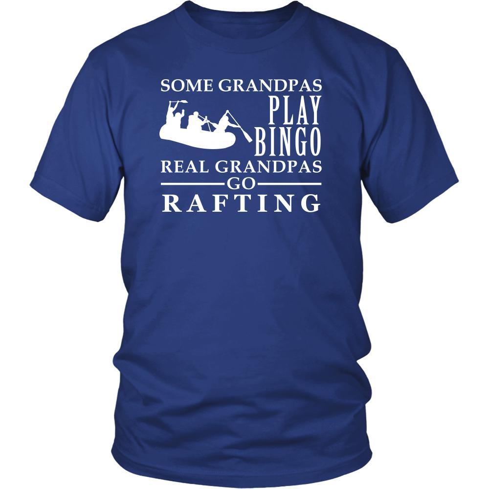 Rafting Shirt Some Grandpas play bingo, real Grandpas go Rafting Family Hobby-T-shirt-Teelime | shirts-hoodies-mugs