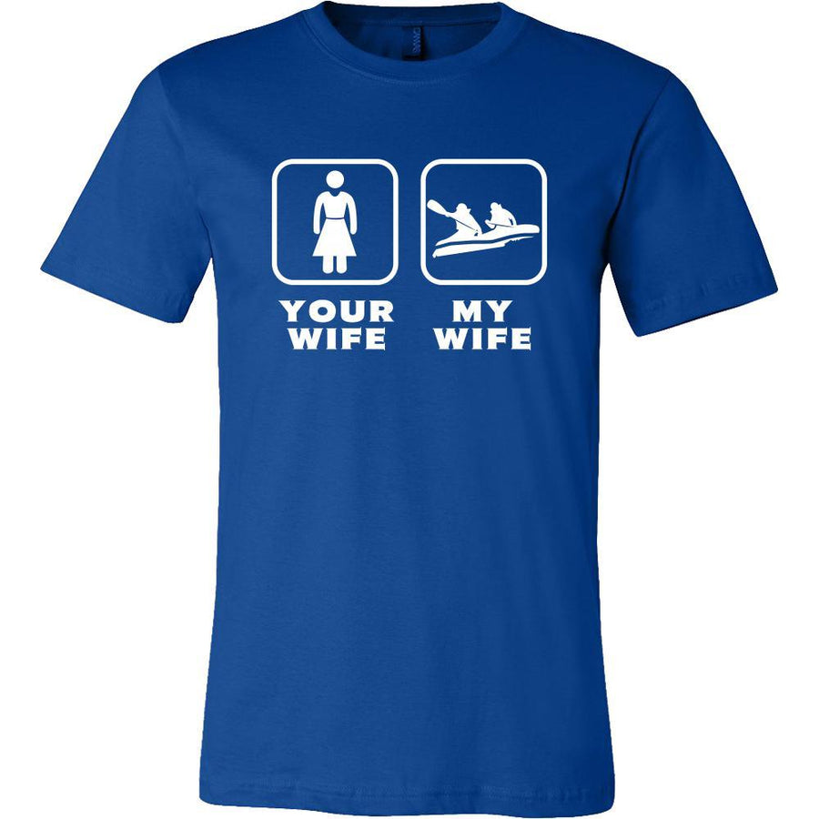 Rafting - Your wife My wife - Father's Day Hobby Shirt-T-shirt-Teelime | shirts-hoodies-mugs