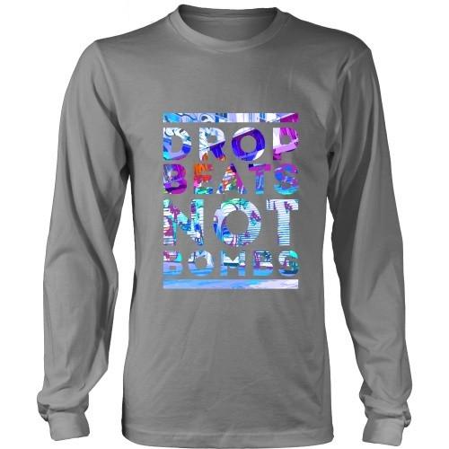 Rap T Shirt - Drop Beats not Bombs-T-shirt-Teelime | shirts-hoodies-mugs