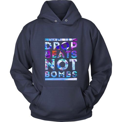 Rap T Shirt - Drop Beats not Bombs-T-shirt-Teelime | shirts-hoodies-mugs