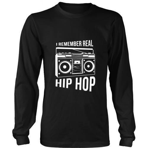 Rap T Shirt - I remember real Hip Hop Rap-T-shirt-Teelime | shirts-hoodies-mugs