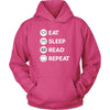 Reading - Eat Sleep Read Repeat - Books Hobby Shirt-T-shirt-Teelime | shirts-hoodies-mugs