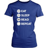 Reading - Eat Sleep Read Repeat - Books Hobby Shirt-T-shirt-Teelime | shirts-hoodies-mugs