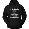 Reading - I read because punching people is frowned upon - Books Hobby Shirt-T-shirt-Teelime | shirts-hoodies-mugs