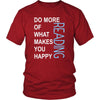 Reading Shirt - Do more of what makes you happy Reading- Hobby Gift-T-shirt-Teelime | shirts-hoodies-mugs