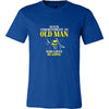 Reading Shirt - Never underestimate an old man who loves reading Grandfather Hobby Gift-T-shirt-Teelime | shirts-hoodies-mugs