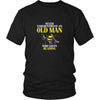 Reading Shirt - Never underestimate an old man who loves reading Grandfather Hobby Gift-T-shirt-Teelime | shirts-hoodies-mugs