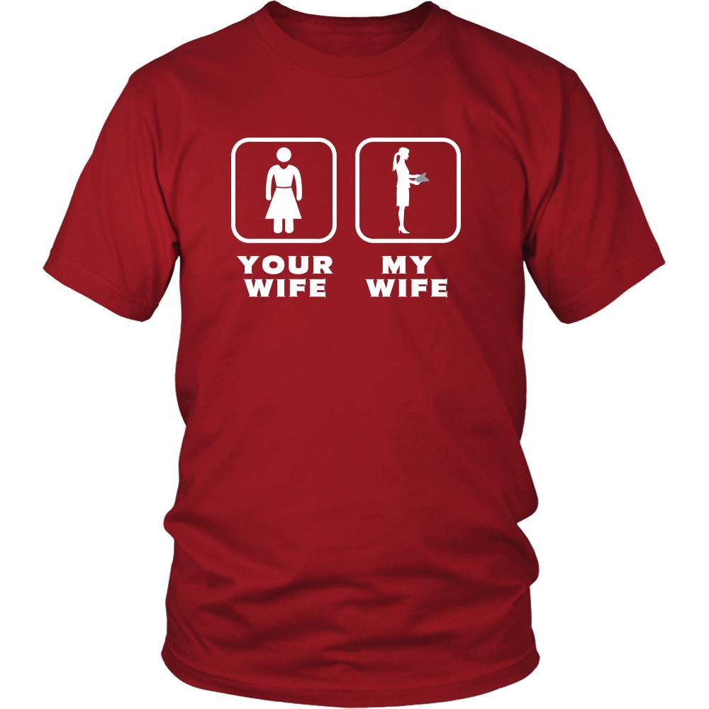 Reading - Your wife My wife - Father's Day Hobby Shirt-T-shirt-Teelime | shirts-hoodies-mugs