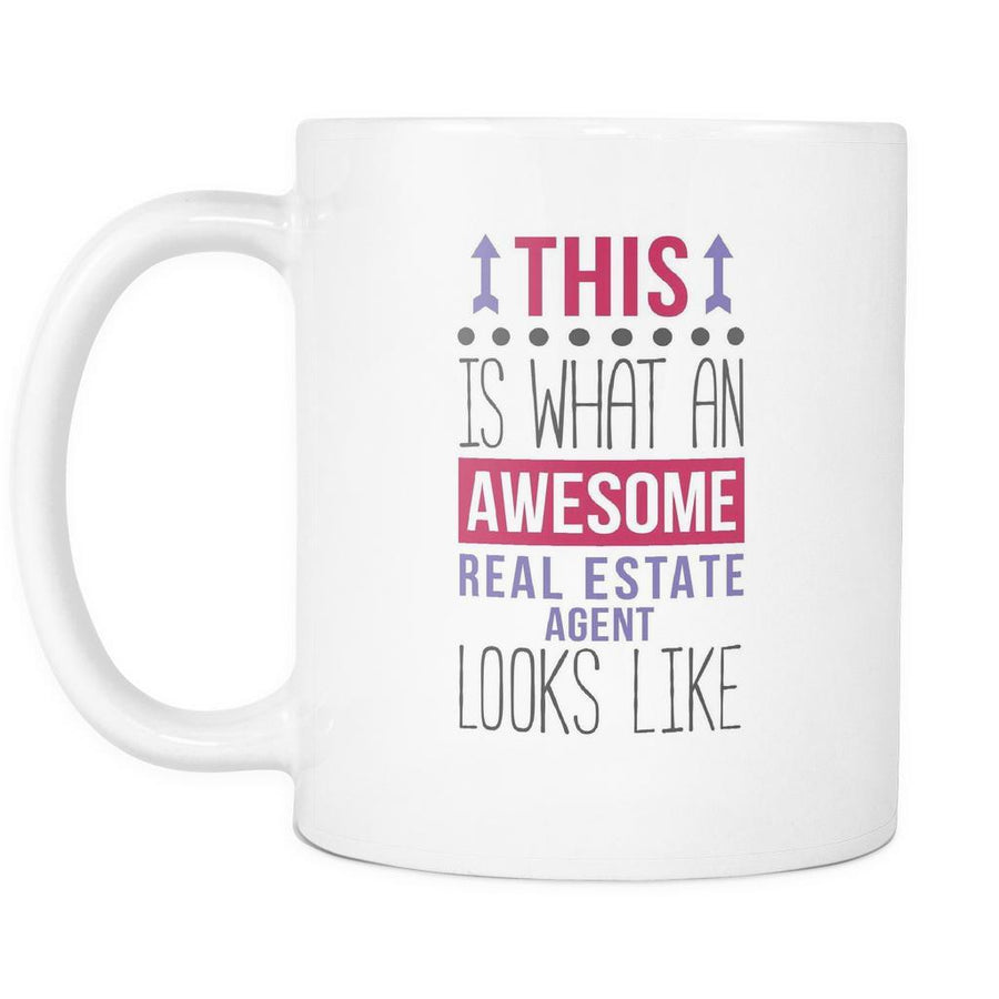 Real Estate Agent coffee cup - Awesome Real Estate Agent-Drinkware-Teelime | shirts-hoodies-mugs
