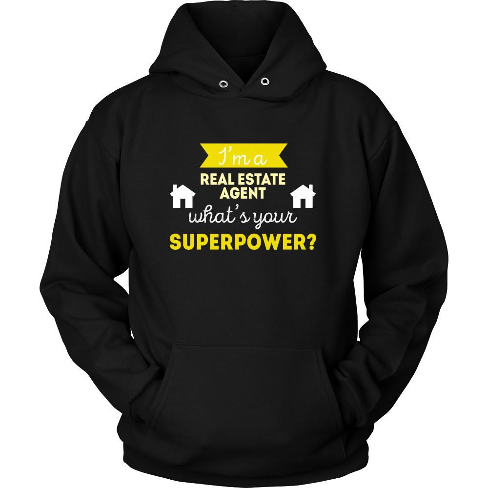 Real estate agent Shirt - I'm a Real estate agent, what's your superpower? - Profession Gift-T-shirt-Teelime | shirts-hoodies-mugs