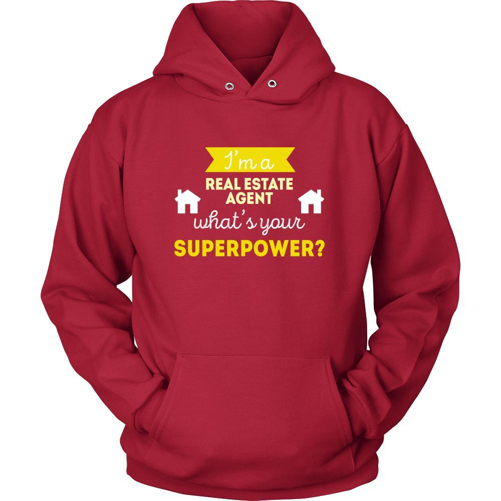 Real estate agent Shirt - I'm a Real estate agent, what's your superpower? - Profession Gift-T-shirt-Teelime | shirts-hoodies-mugs