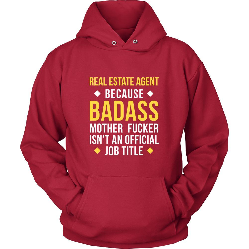 Real Estate Agent Shirt - Real Estate Agent because badass mother fucker isn't an official job title - Profession Gift-T-shirt-Teelime | shirts-hoodies-mugs