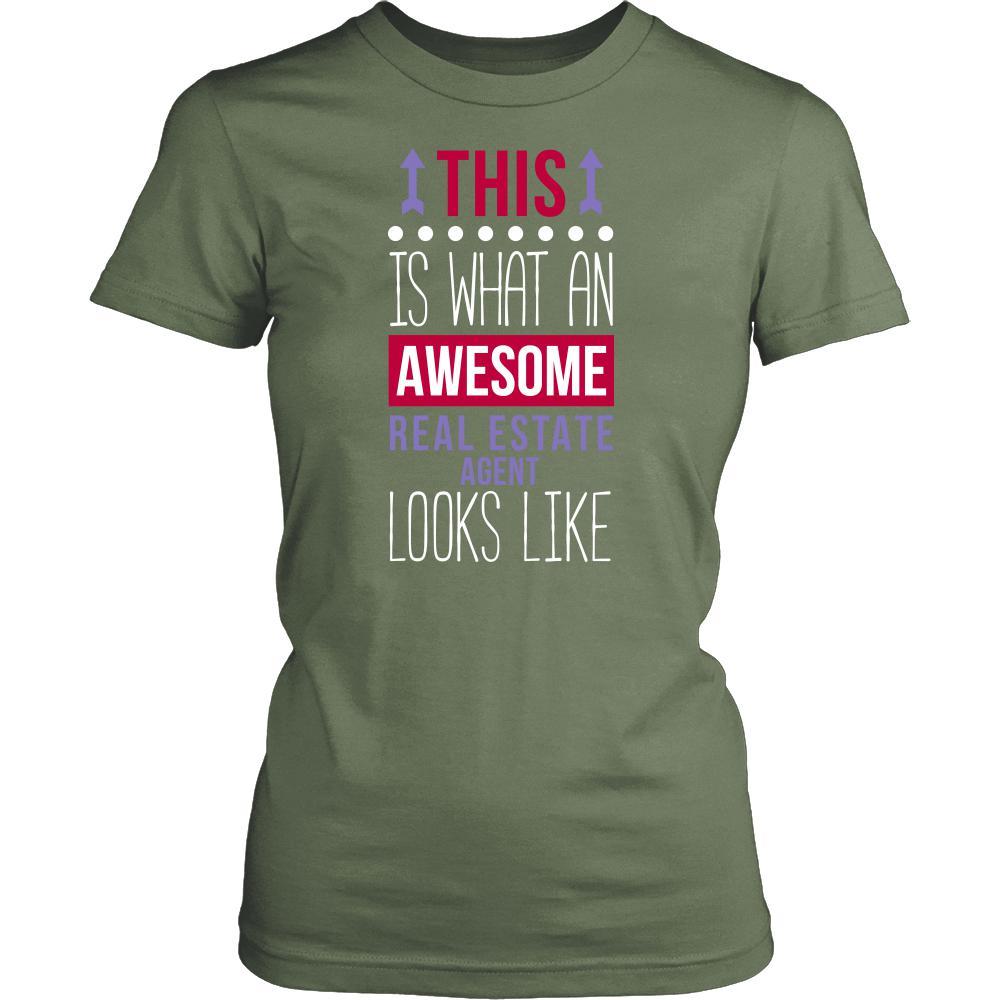 Real Estate Agent Shirt - This is what an awesome Real Estate Agent looks like - Profession Gift-T-shirt-Teelime | shirts-hoodies-mugs