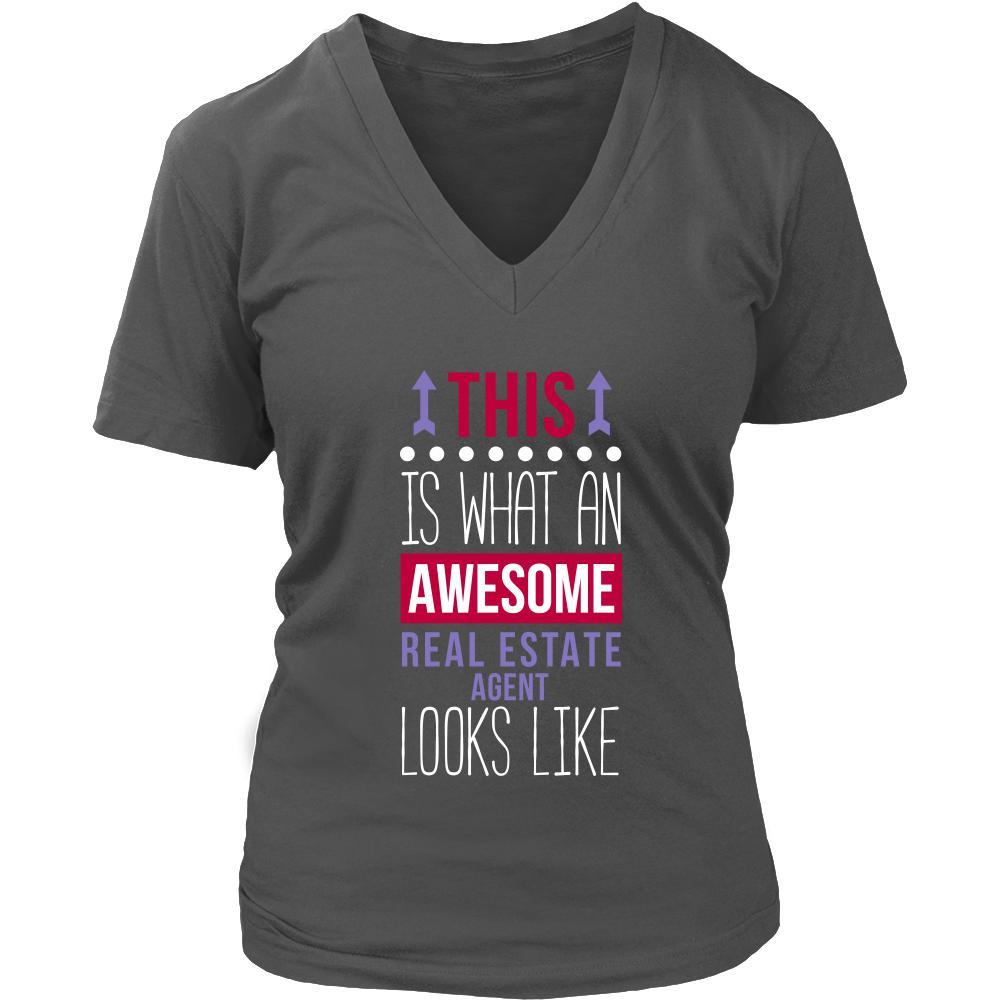 Real Estate Agent Shirt - This is what an awesome Real Estate Agent looks like - Profession Gift-T-shirt-Teelime | shirts-hoodies-mugs