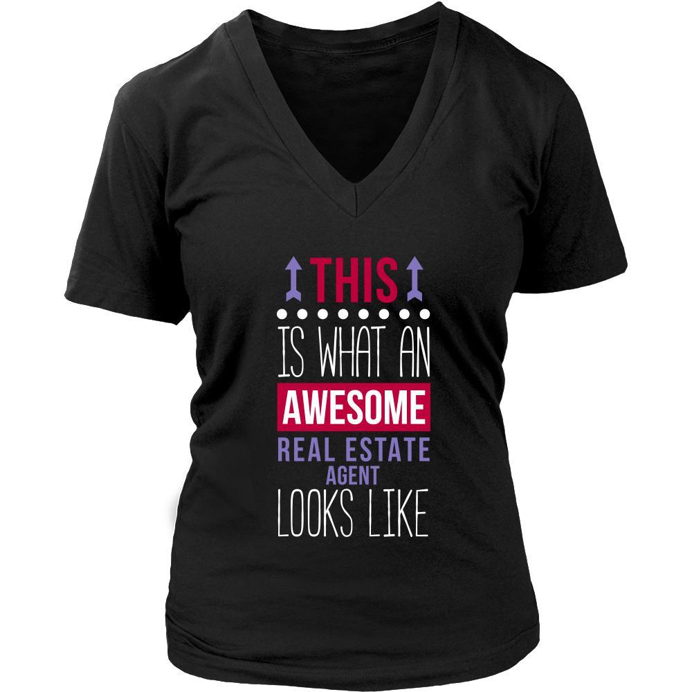 Real Estate Agent Shirt - This is what an awesome Real Estate Agent looks like - Profession Gift-T-shirt-Teelime | shirts-hoodies-mugs