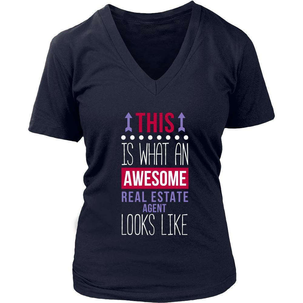 Real Estate Agent Shirt - This is what an awesome Real Estate Agent looks like - Profession Gift-T-shirt-Teelime | shirts-hoodies-mugs