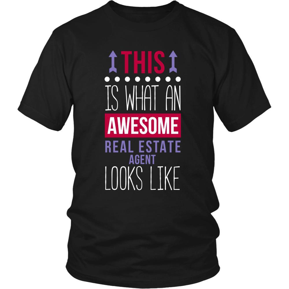 Real Estate Agent Shirt - This is what an awesome Real Estate Agent looks like - Profession Gift-T-shirt-Teelime | shirts-hoodies-mugs