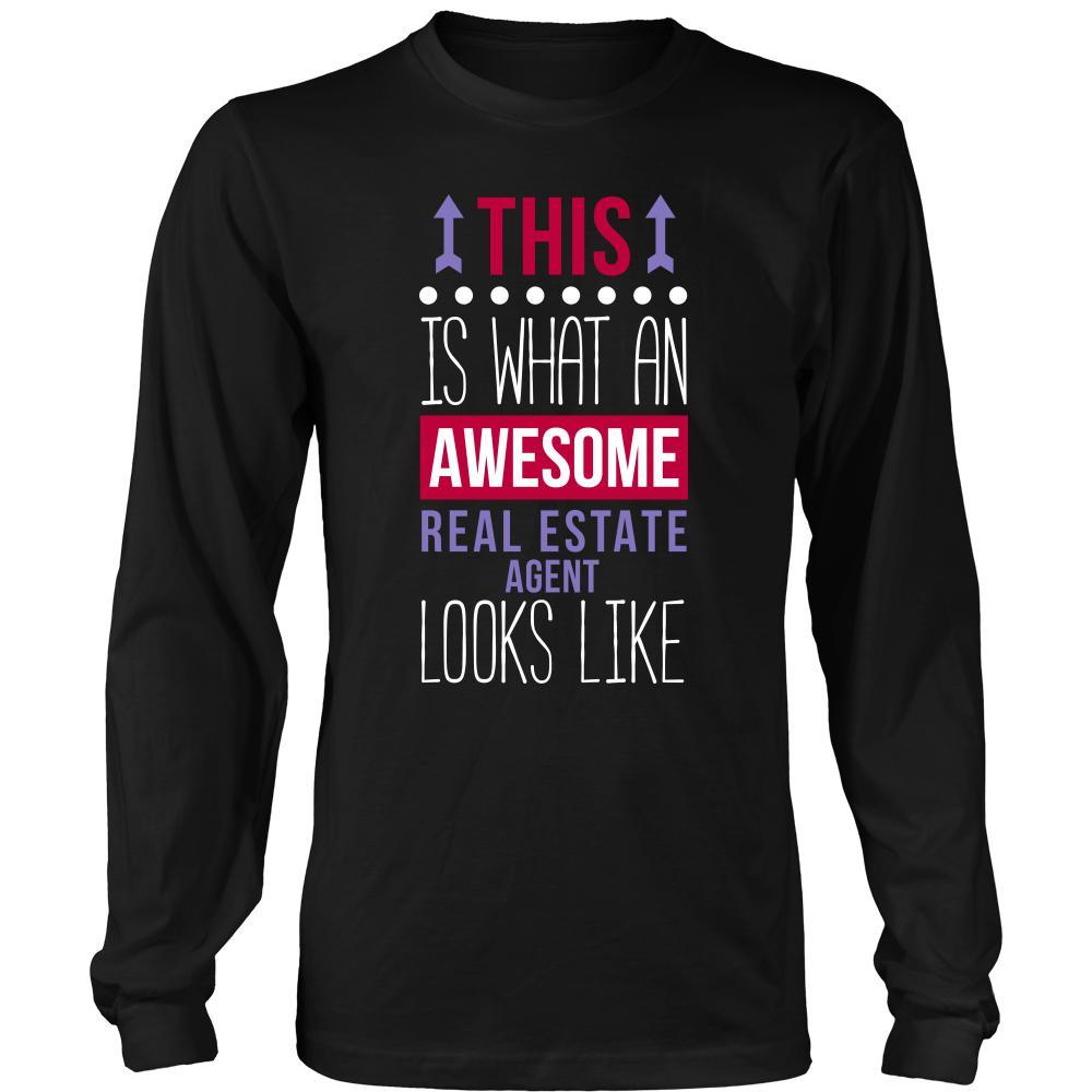 Real Estate Agent Shirt - This is what an awesome Real Estate Agent looks like - Profession Gift-T-shirt-Teelime | shirts-hoodies-mugs