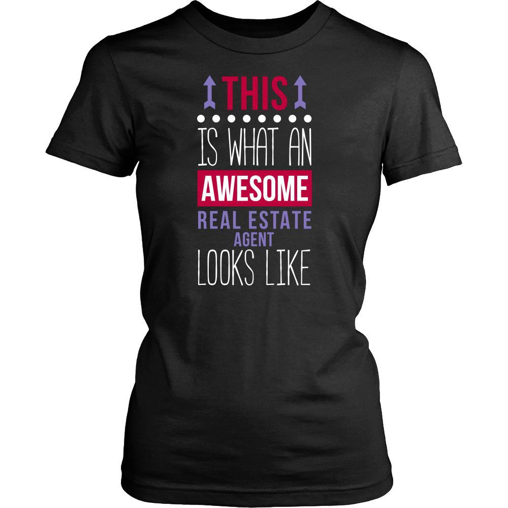 Real Estate Agent Shirt - This is what an awesome Real Estate Agent looks like - Profession Gift-T-shirt-Teelime | shirts-hoodies-mugs