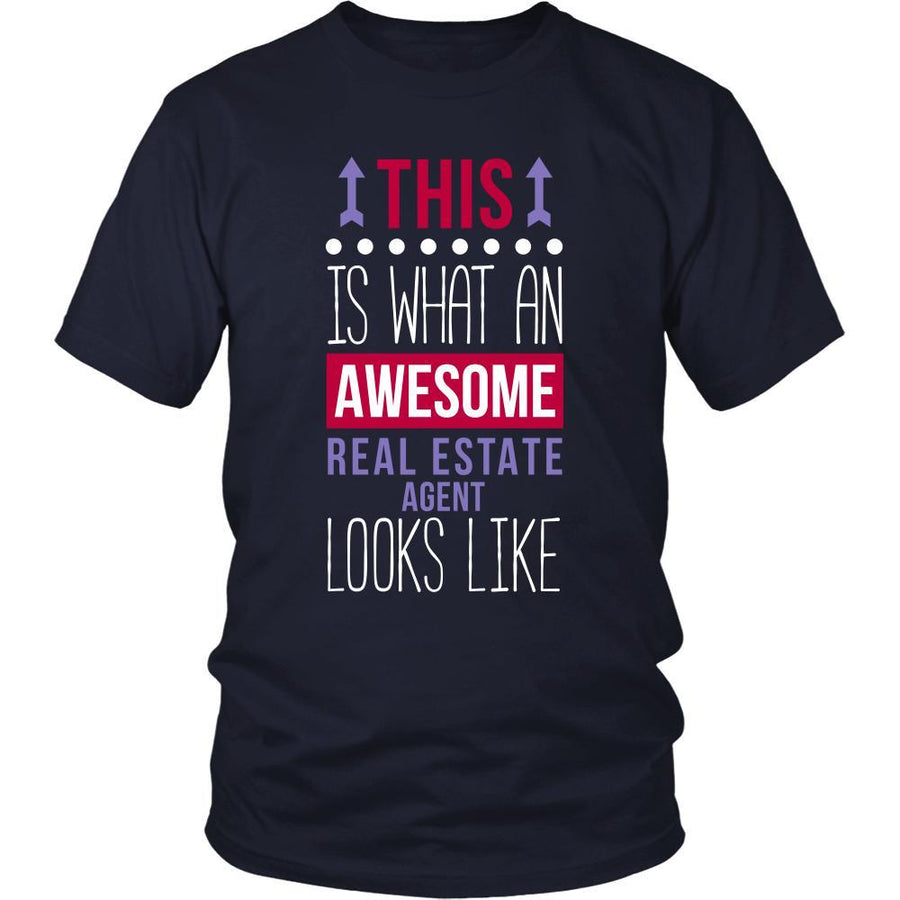 Real Estate Agent Shirt - This is what an awesome Real Estate Agent looks like - Profession Gift-T-shirt-Teelime | shirts-hoodies-mugs