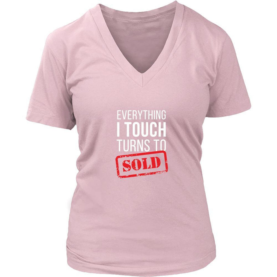 Real Estate Tank Top - Real Estate Everything I touch turns to Sold-T-shirt-Teelime | shirts-hoodies-mugs