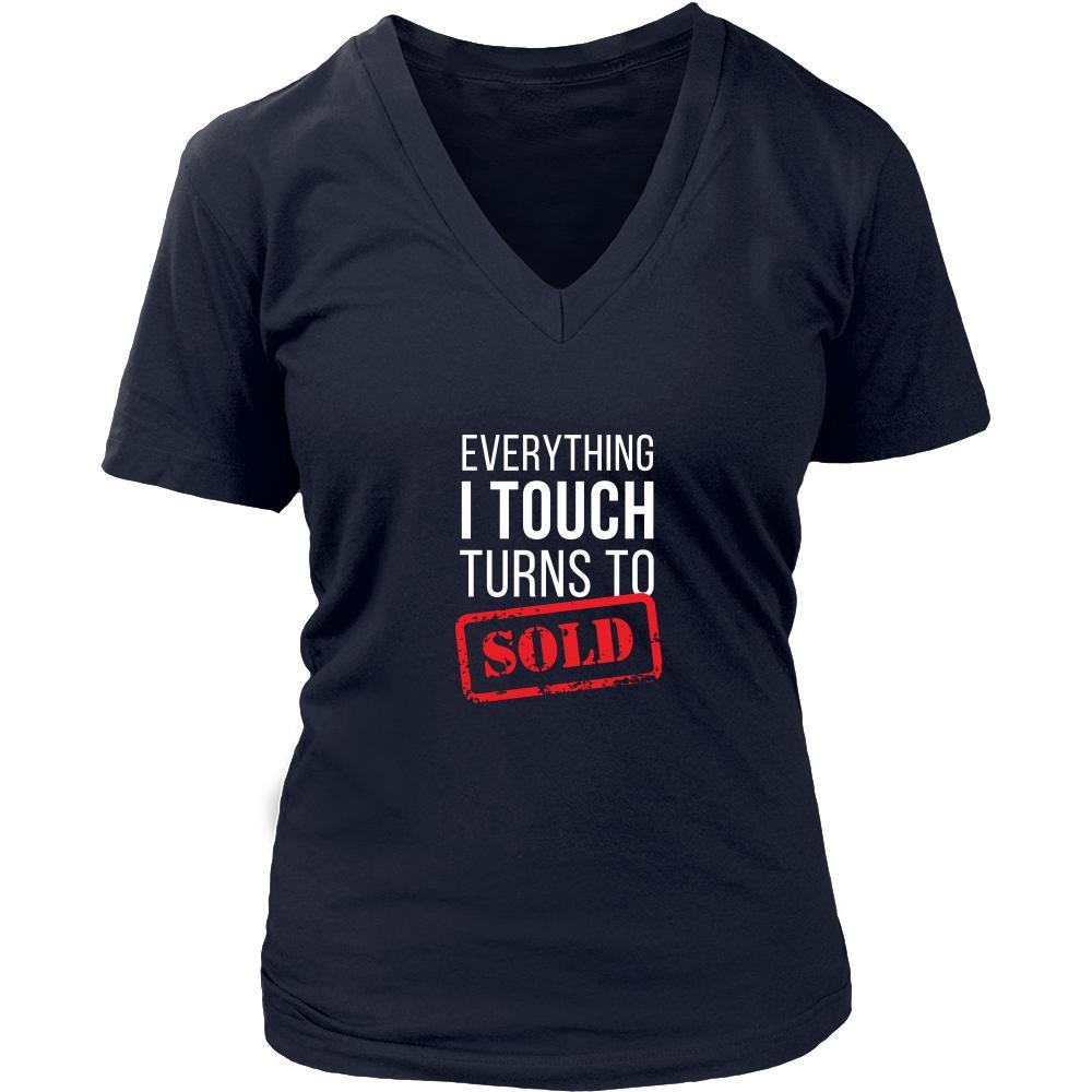Real Estate Tank Top - Real Estate Everything I touch turns to Sold-T-shirt-Teelime | shirts-hoodies-mugs