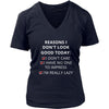 Reasons - Reasons I don't look good today: I dont care / Í have no one to impress / I'm really lazy - Reasons Funny Shirt-T-shirt-Teelime | shirts-hoodies-mugs