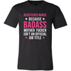 Registered nurse Shirt - Registered nurse because badass mother fucker isn't an official job title - Profession Gift-T-shirt-Teelime | shirts-hoodies-mugs