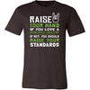 Research Analyst Shirt - Raise your hand if you love Research Analyst, if not raise your standards - Profession Gift-T-shirt-Teelime | shirts-hoodies-mugs