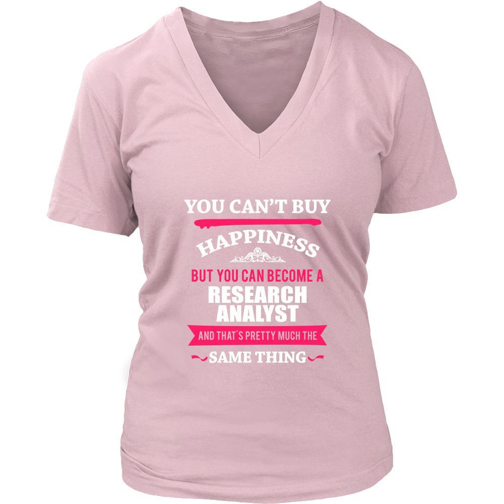 Research Analyst Shirt - You can't buy happiness but you can become a Research Analyst and that's pretty much the same thing Profession-T-shirt-Teelime | shirts-hoodies-mugs