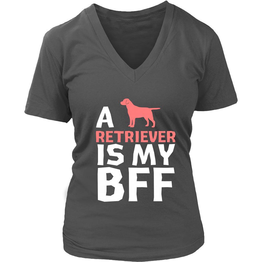 Retriever Shirt - a Retriever is my bff- Dog Lover Gift-T-shirt-Teelime | shirts-hoodies-mugs