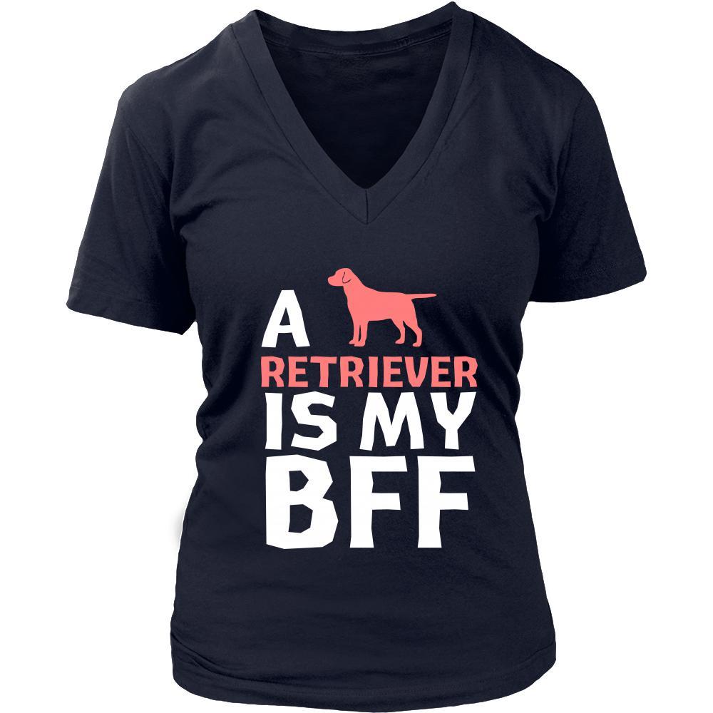 Retriever Shirt - a Retriever is my bff- Dog Lover Gift-T-shirt-Teelime | shirts-hoodies-mugs