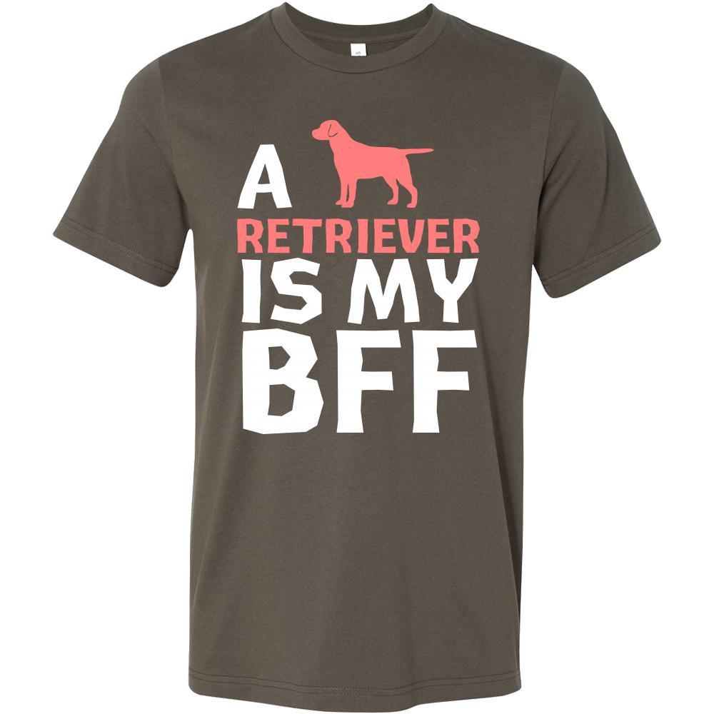 Retriever Shirt - a Retriever is my bff- Dog Lover Gift-T-shirt-Teelime | shirts-hoodies-mugs