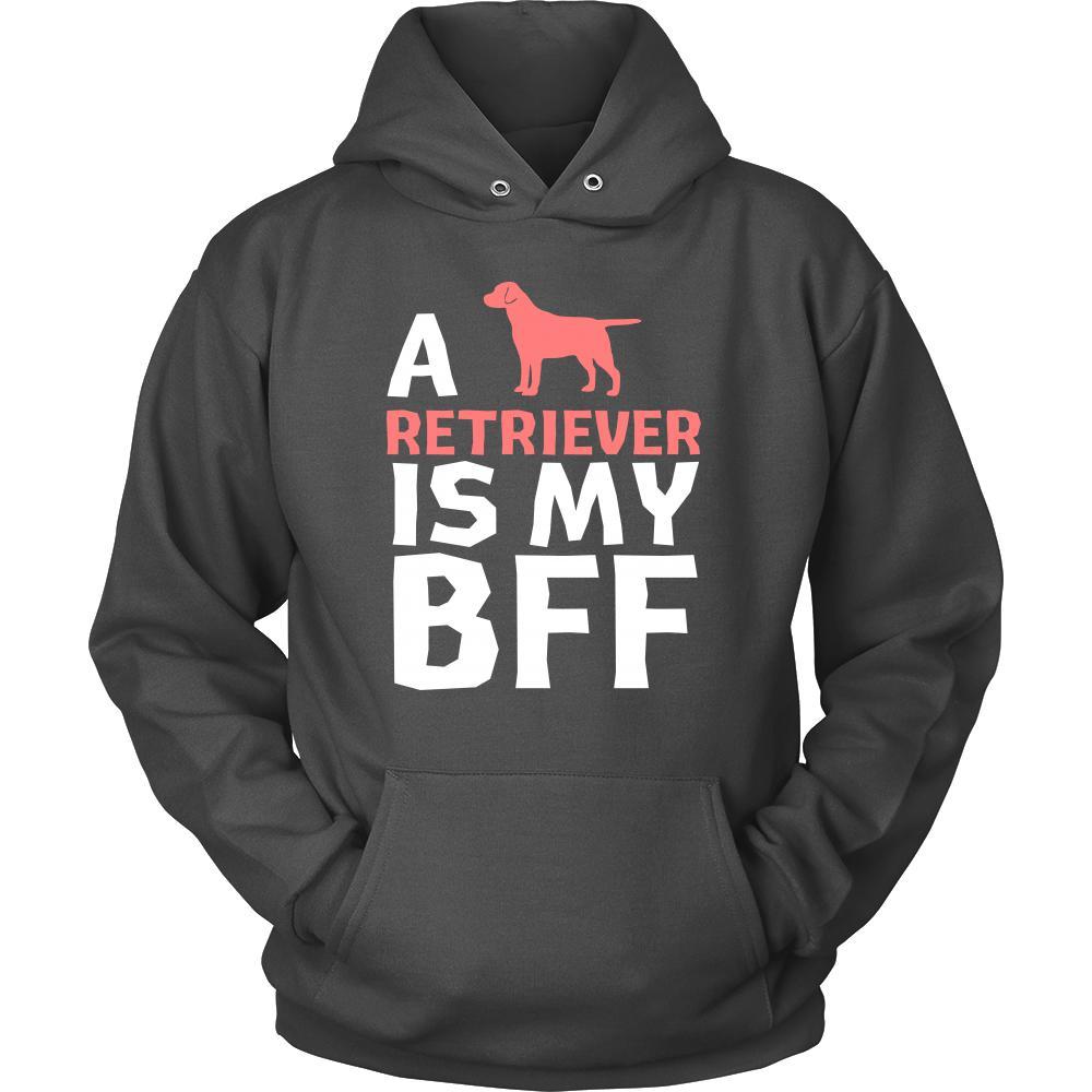 Retriever Shirt - a Retriever is my bff- Dog Lover Gift-T-shirt-Teelime | shirts-hoodies-mugs