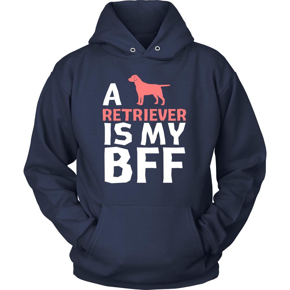 Retriever Shirt - a Retriever is my bff- Dog Lover Gift-T-shirt-Teelime | shirts-hoodies-mugs