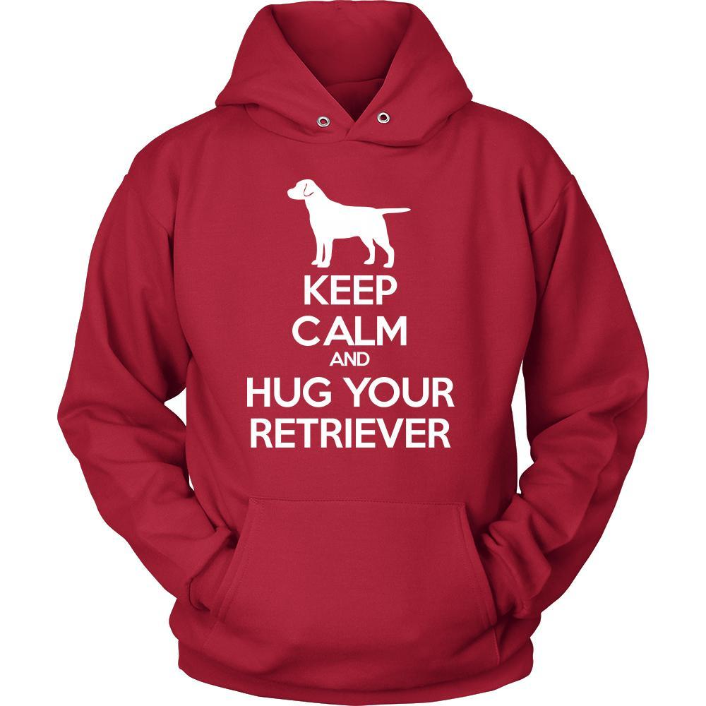 Retriever Shirt - Keep Calm and Hug Your Retriever- Dog Lover Gift-T-shirt-Teelime | shirts-hoodies-mugs