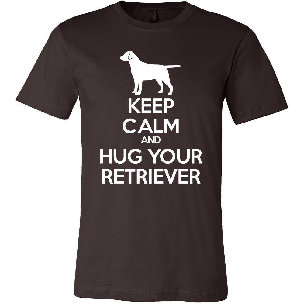 Retriever Shirt - Keep Calm and Hug Your Retriever- Dog Lover Gift-T-shirt-Teelime | shirts-hoodies-mugs