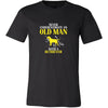 Retriever Shirt - Never underestimate an old man with a Retriever Grandfather Dog Gift-T-shirt-Teelime | shirts-hoodies-mugs