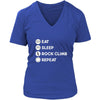 Rock climbing - Eat Sleep Rock climbing Repeat - Climber Hobby Shirt-T-shirt-Teelime | shirts-hoodies-mugs