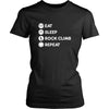 Rock climbing - Eat Sleep Rock climbing Repeat - Climber Hobby Shirt-T-shirt-Teelime | shirts-hoodies-mugs